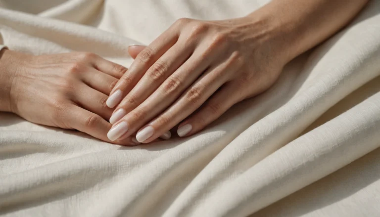 blanc laiteux ongles